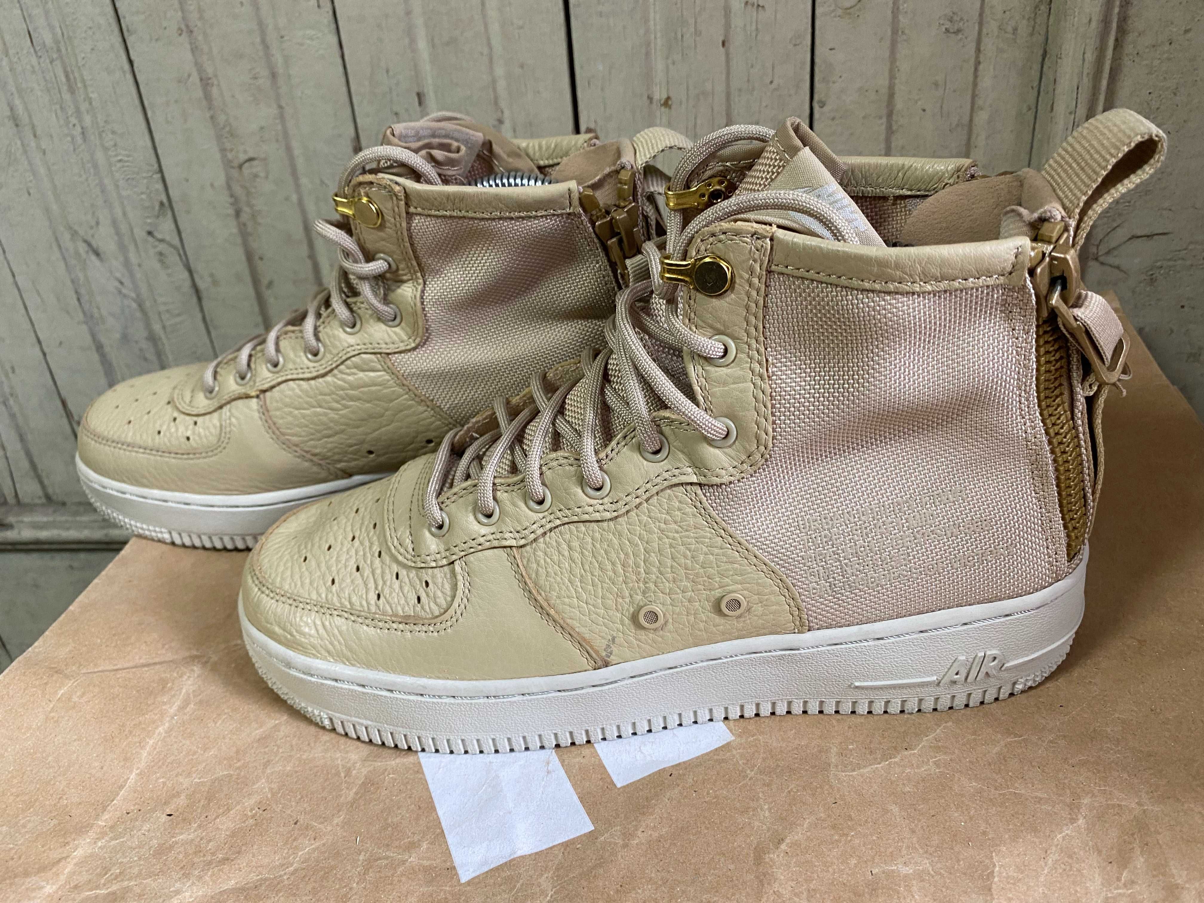 ''Nike SF Air Force 1 Mid "Mushroom"оригинални маратонки 40 номер