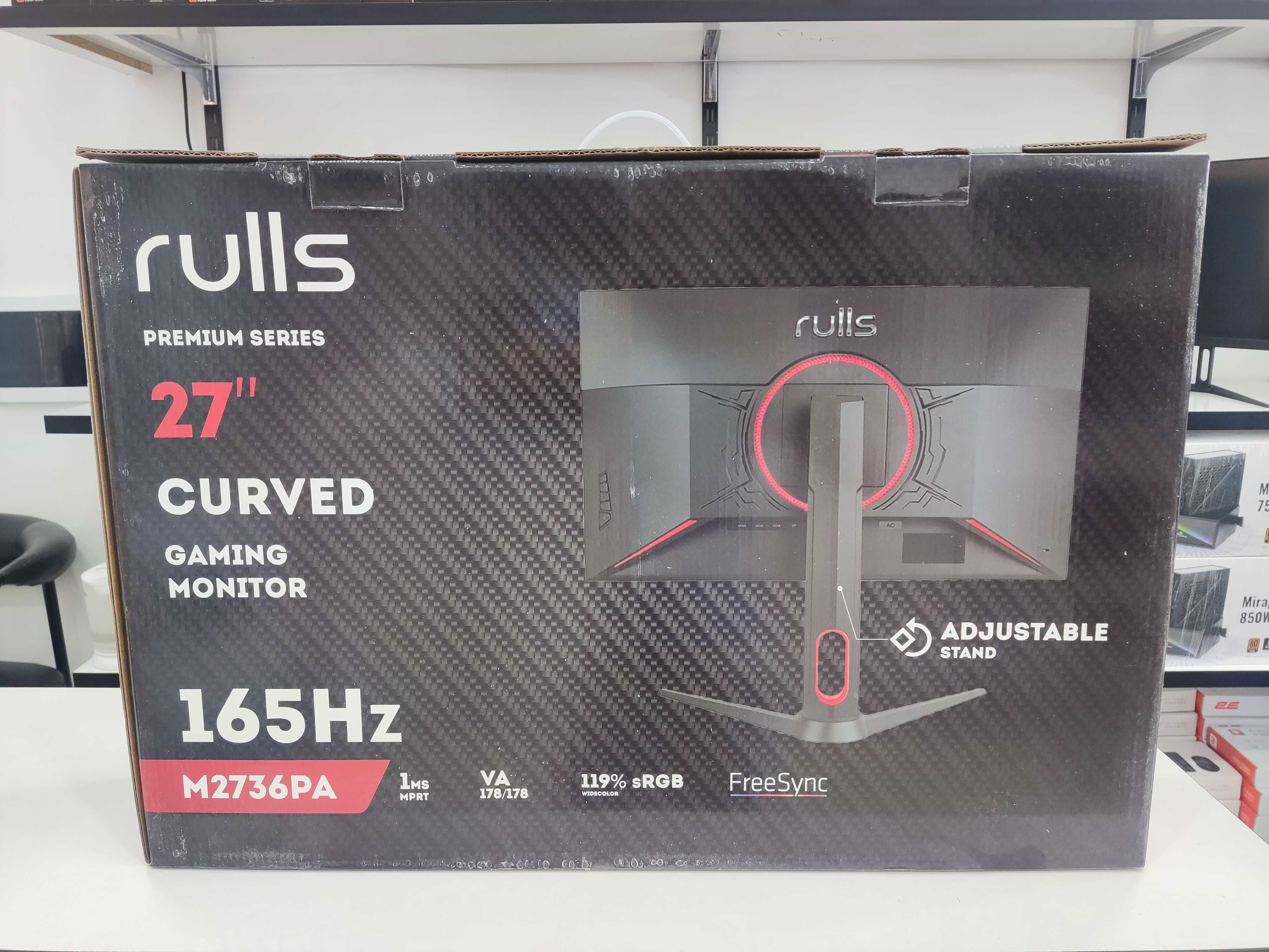 Монитор 27" RULLS Curved M2736PA 1920x1080 (FHD) VA 165Hz