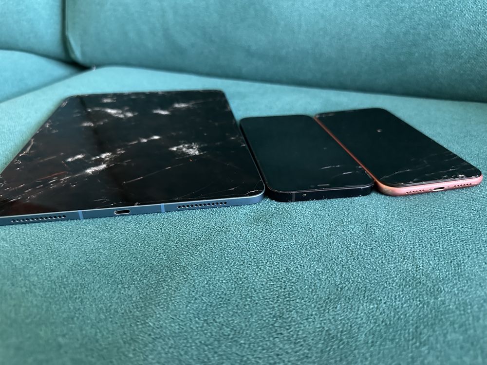 Ipad Air 5 A2589 - iphone XR - iphone 12 - defecte