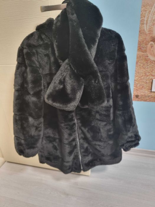 Палто тера нова  цвят черно