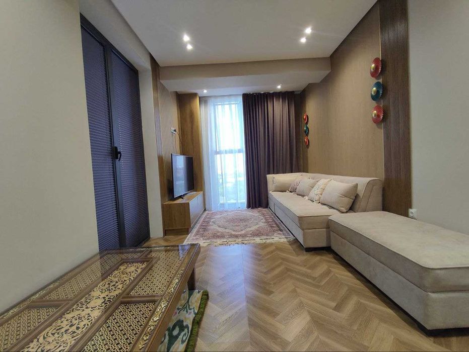 Продается 2 комнатная квартира с террасой на ЖК "ХON SAROY" Юнусабад.