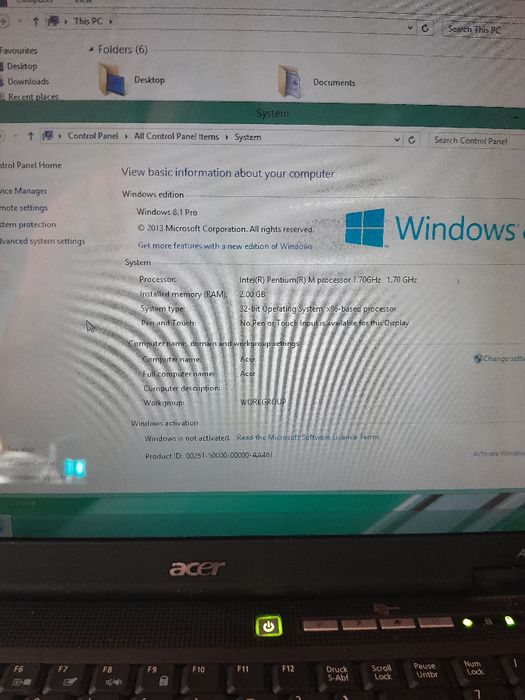 Laptop Acer Aspire 9500