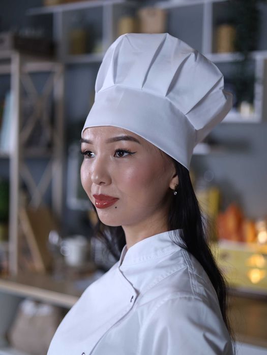 Поварской колпак, спецодежда, униформа, китель, фартук Алматы