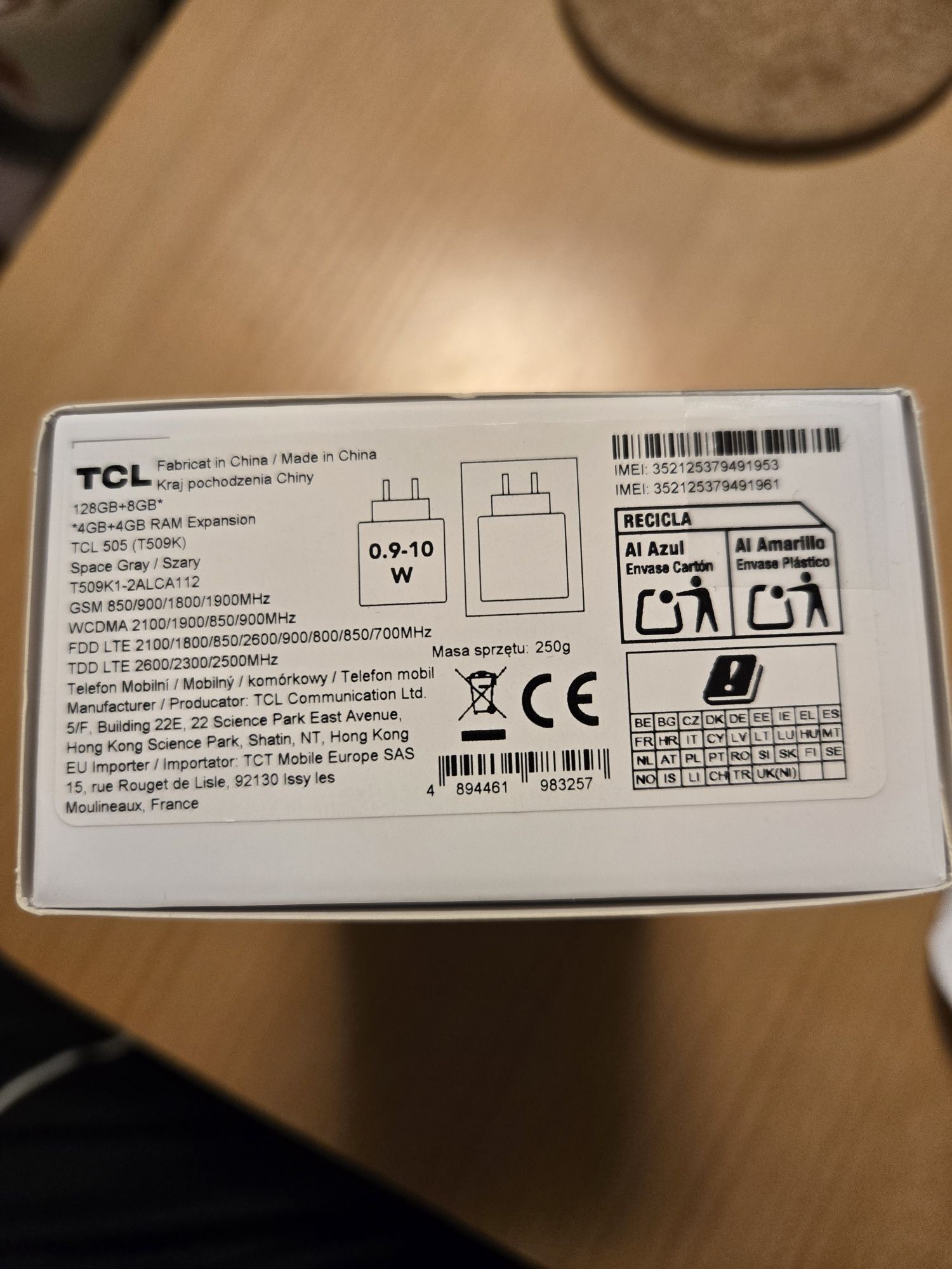 Смартфон TCL 8 GB Ram 128 GB ROM Spece Grey
