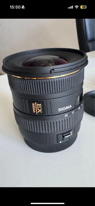 Obiectiv Canon Sigma 10-20mm f/4-5.6 ex dc hsm