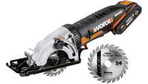 Fierăstrău circular fără fir WORX WX527.9, 20V, 85 mm