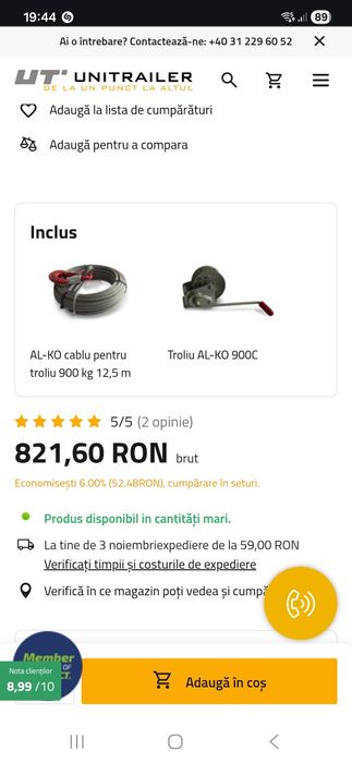 Troliu manual germania alko al-ko 900 c compact