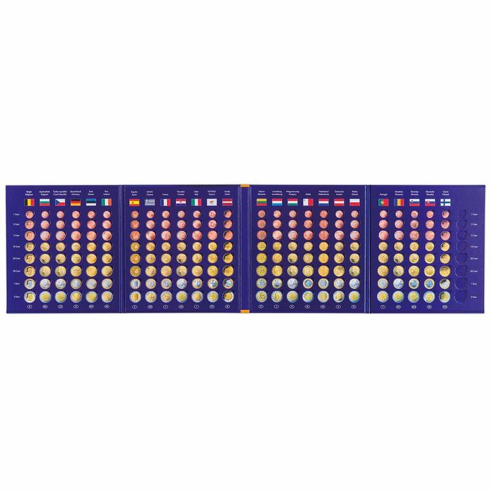 Албум за 26 пълни сета Евромонети от 1 цент до 2 евро - PRESSO