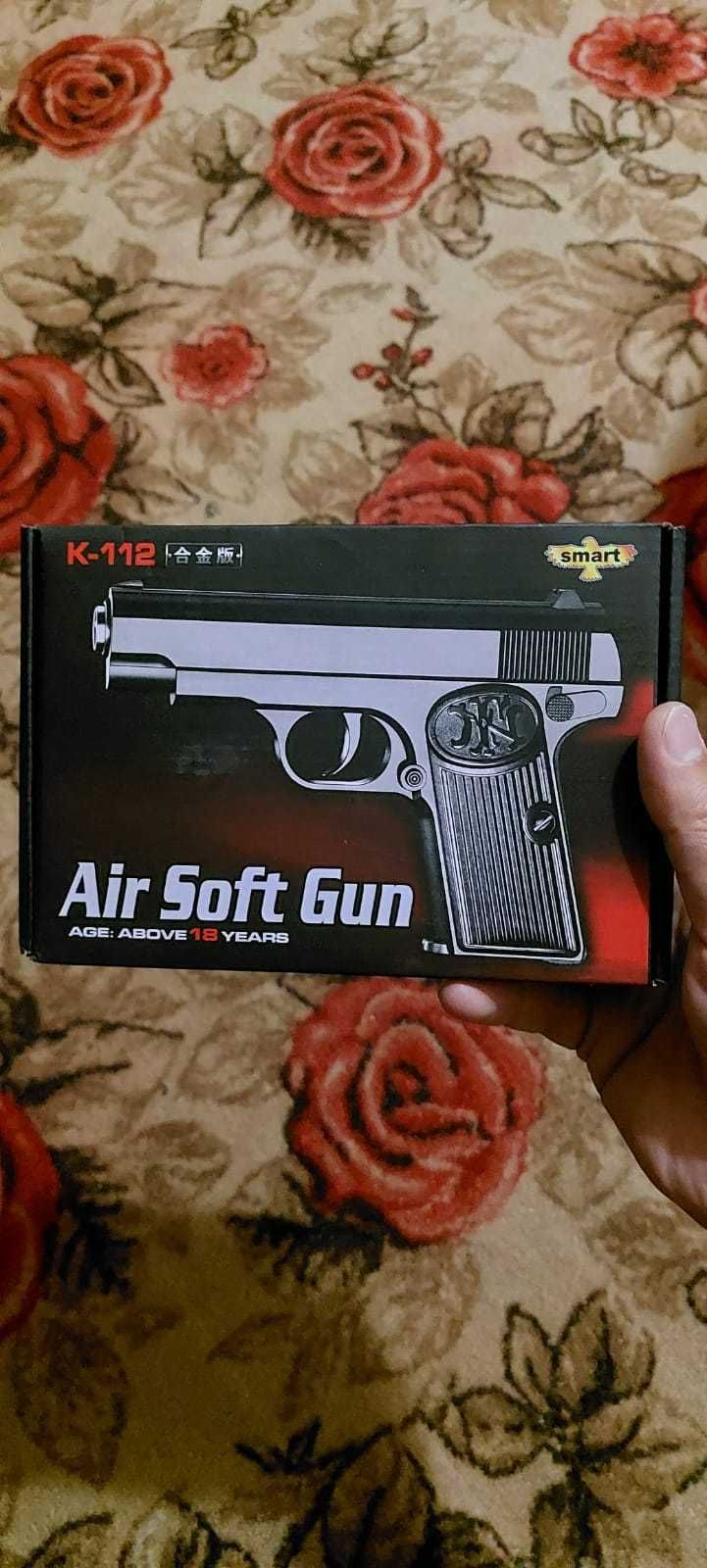 Игрушечный пистолет Air Soft Gun K-112 (Есть Доставка)