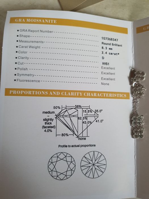 14 к.златни обеци и Van cleef *сребърна гривна с мойсанити