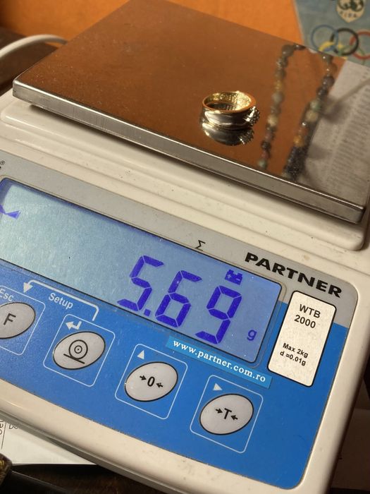 Inel aur cu diamante 0.25ct