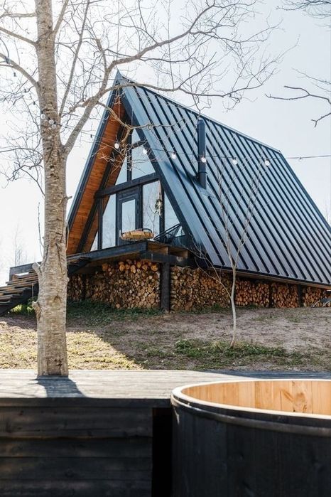 Cabana tip A Frame  4.1m x 7m