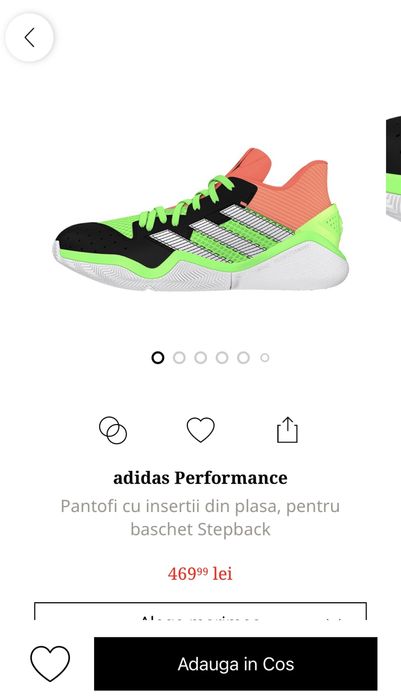 Adidas Harden Stepback , noi, mărime 46