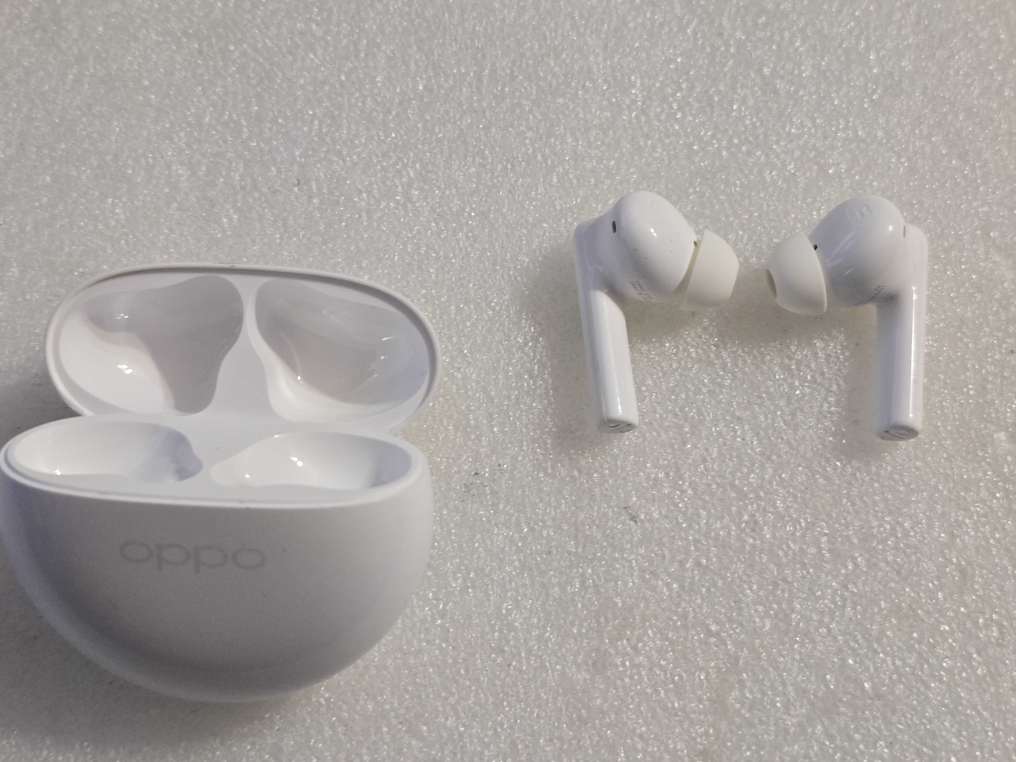 Casti OPPO Enco Buds2, True Wireless, Bluetooth, In-Ear, Microfon, alb
