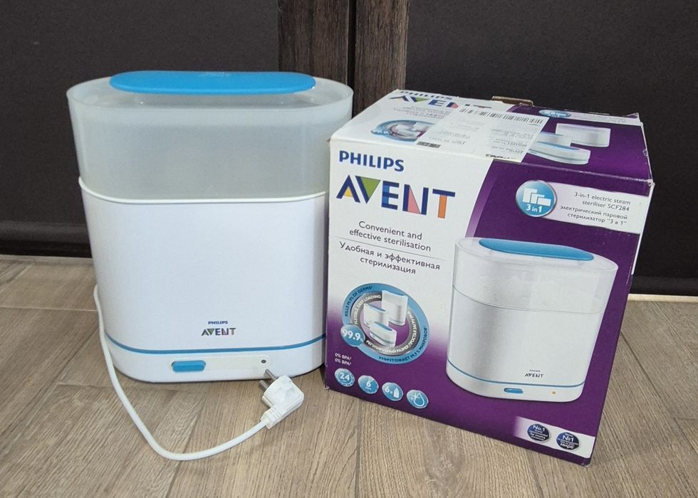 Sterilizator electric cu aburi 3 in 1 Philips Avent