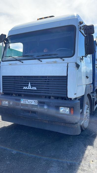 МАЗ 6312 самосвал с прицепепом