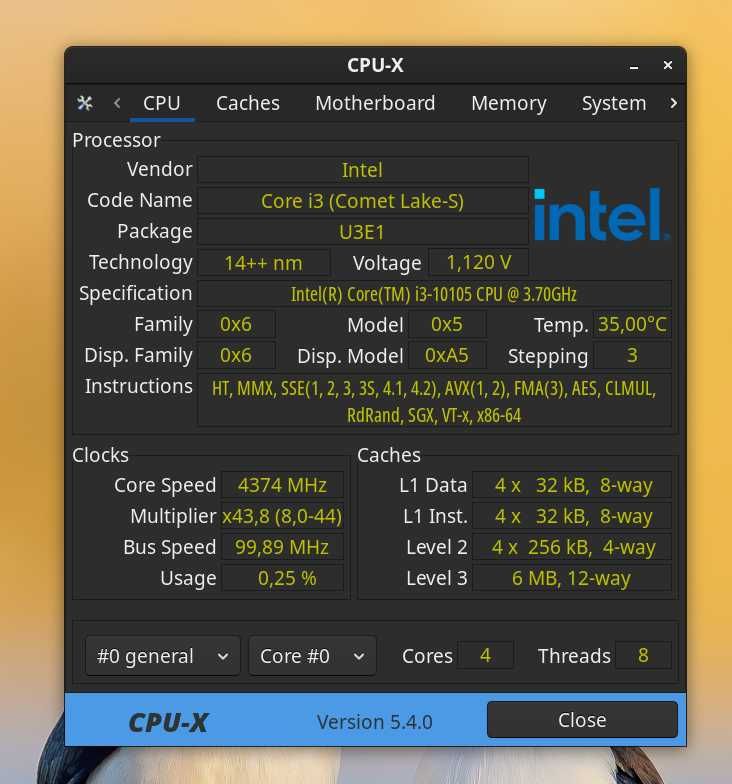 Компютър GTX 1650 Ventus / Intel Core i3-10105