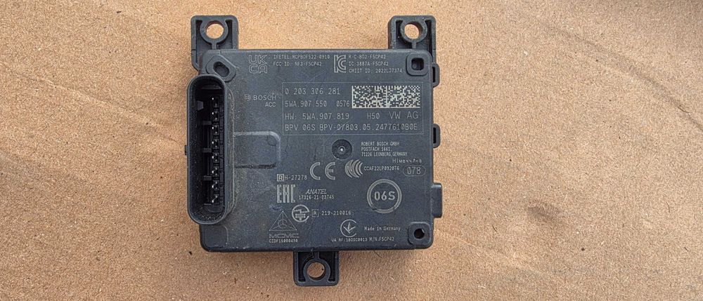 Senzor radar Vw Golf 8 / Skoda Octavia 4 2020 / 2021 / 2022 2023