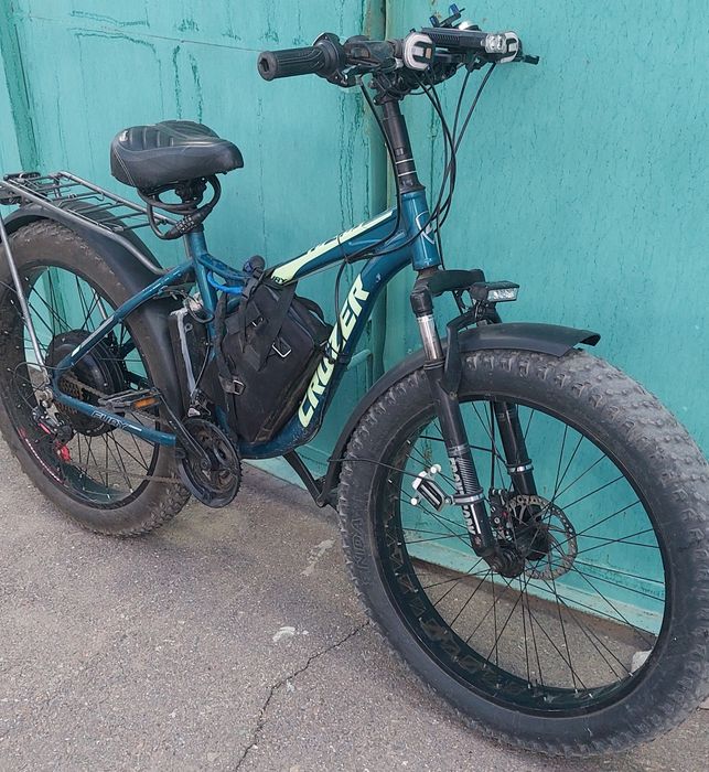 Электрофетбайк мощный вездеход.