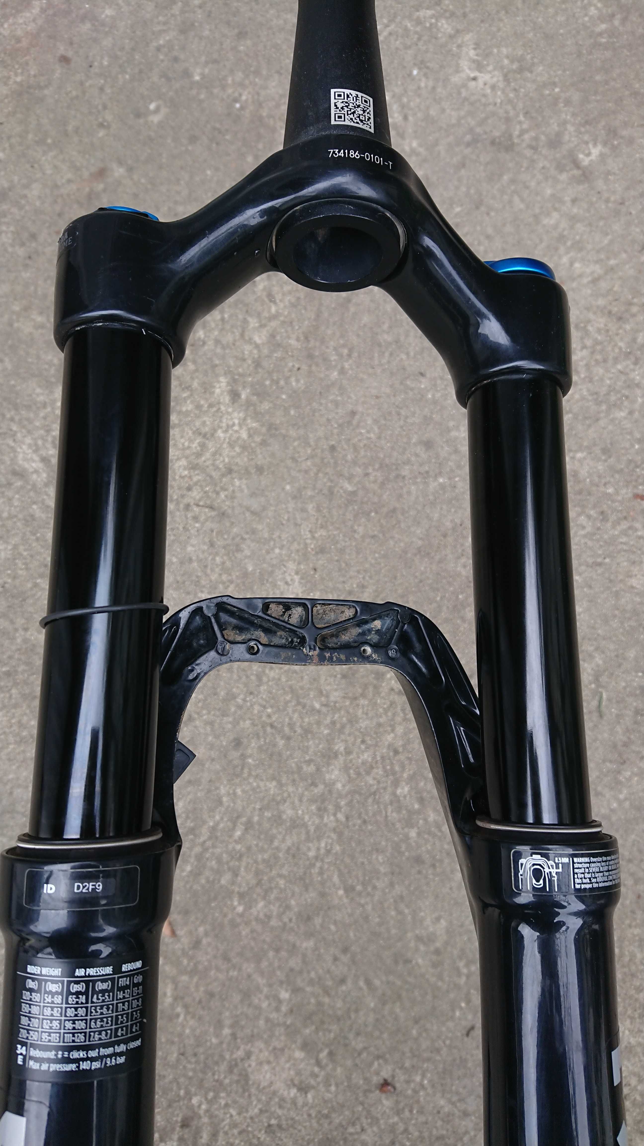 Maneta schimbatoar sram ex1 , 8v , impecabila Furca fox 34 , 27.5,perf
