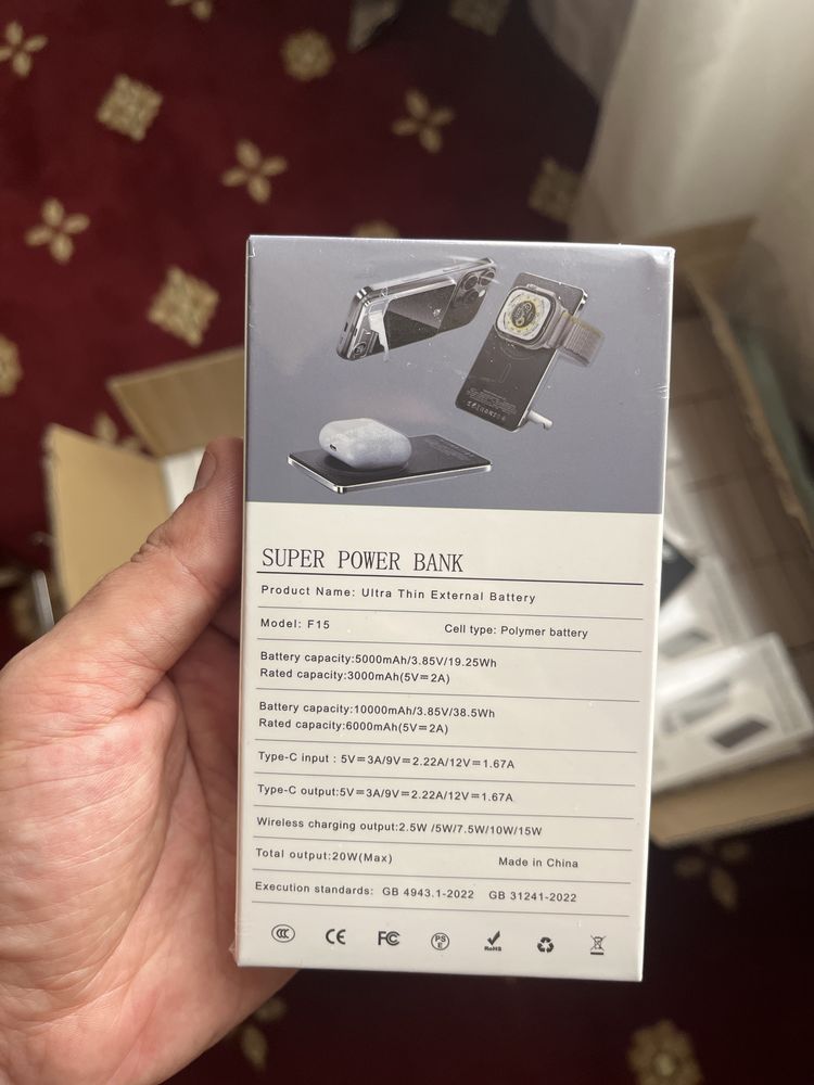 Новые поколения Power bank (magsafe) впервые Узбекистане
