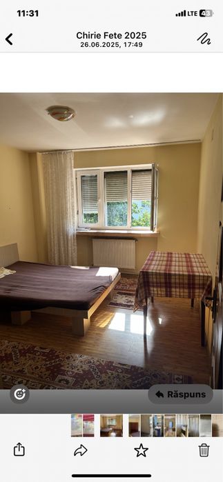 Inchiriez ap. 3 camere, zona centrala din data de 01.12.2025