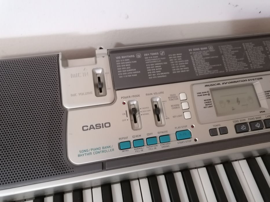 CASIO Lk-215 220 USB pian digital orga clape iluminate microfon