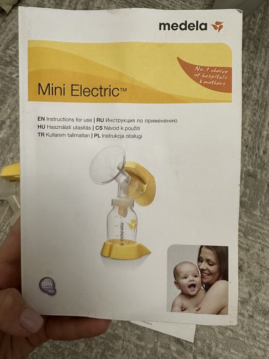 Молокоотсос электрический мини medela