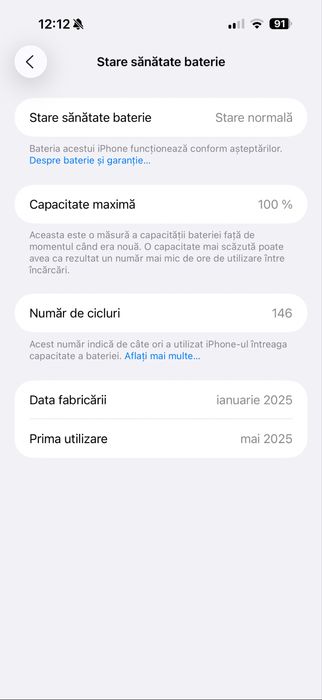 Vand/Schimb IPhone 16 Pro Max Natural Titanium 100%bat garantie 2026