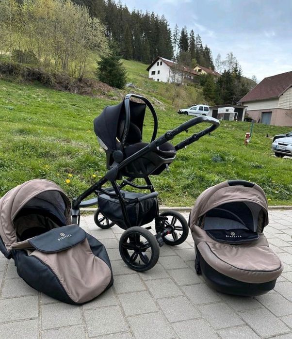 Бебешка количка Binivita kinderwagen 3in 1