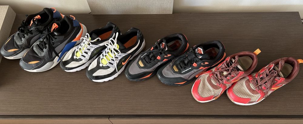 4 чифта маратонки оригинални eu43