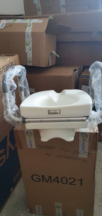 Înălțător wc 13 cm cu mânere sustinere