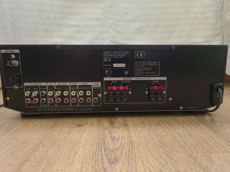 Amplificator Sony cinema receiver STR-DE 245 , stereo /surround 5+1 ca