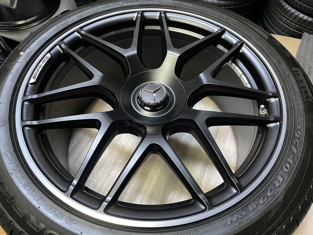 Jante Originale Mercedes G class AMG pe 22, cu anvelope VARA !