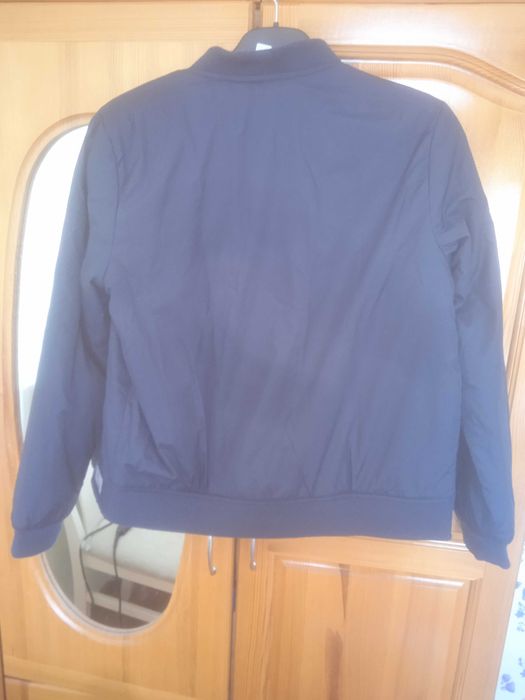 Тъмносиньо преходно яке за момче размер 158см