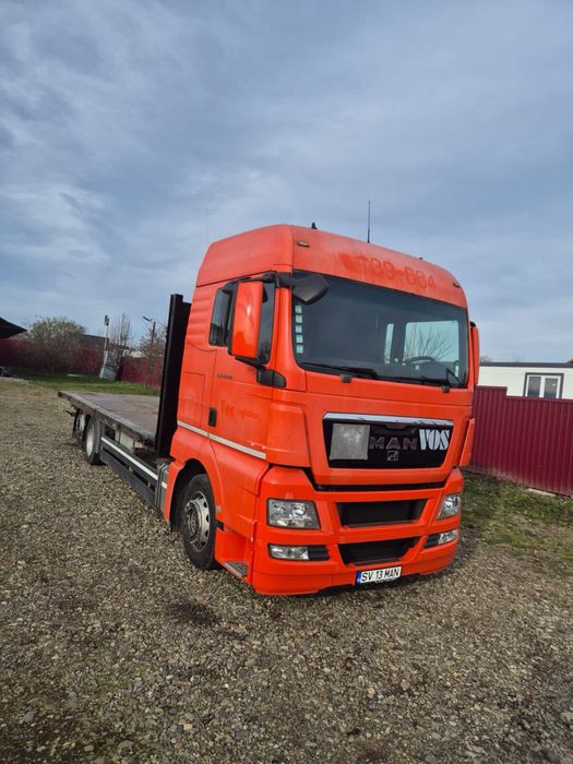 Vand MAN TGX 18.400 Platforma tractari utilaje
