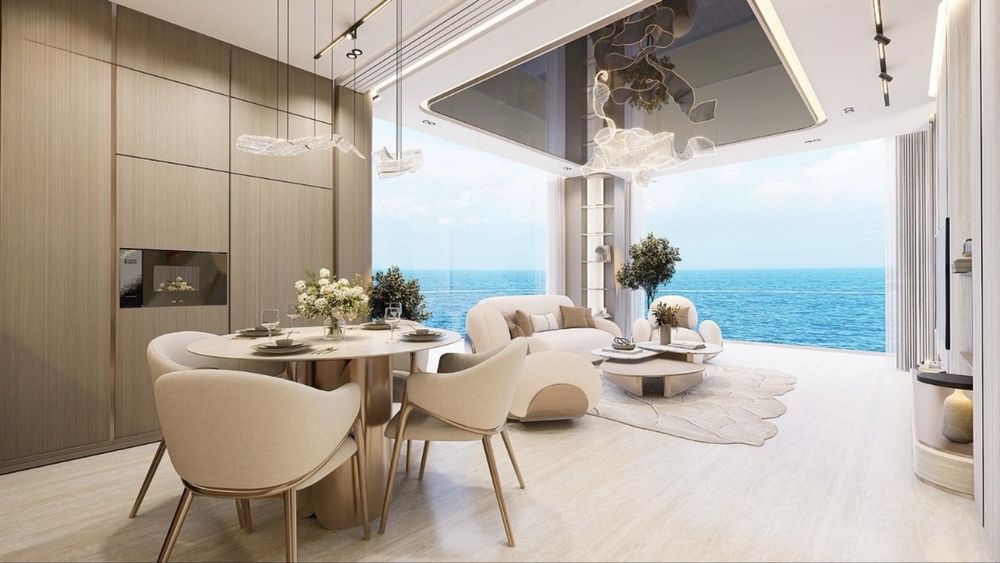 Apartamente in Dubai, prima linie la mare cu plan de rate pe 7 ani