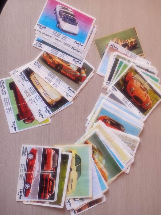 Колекция картинки от дъвки TURBO