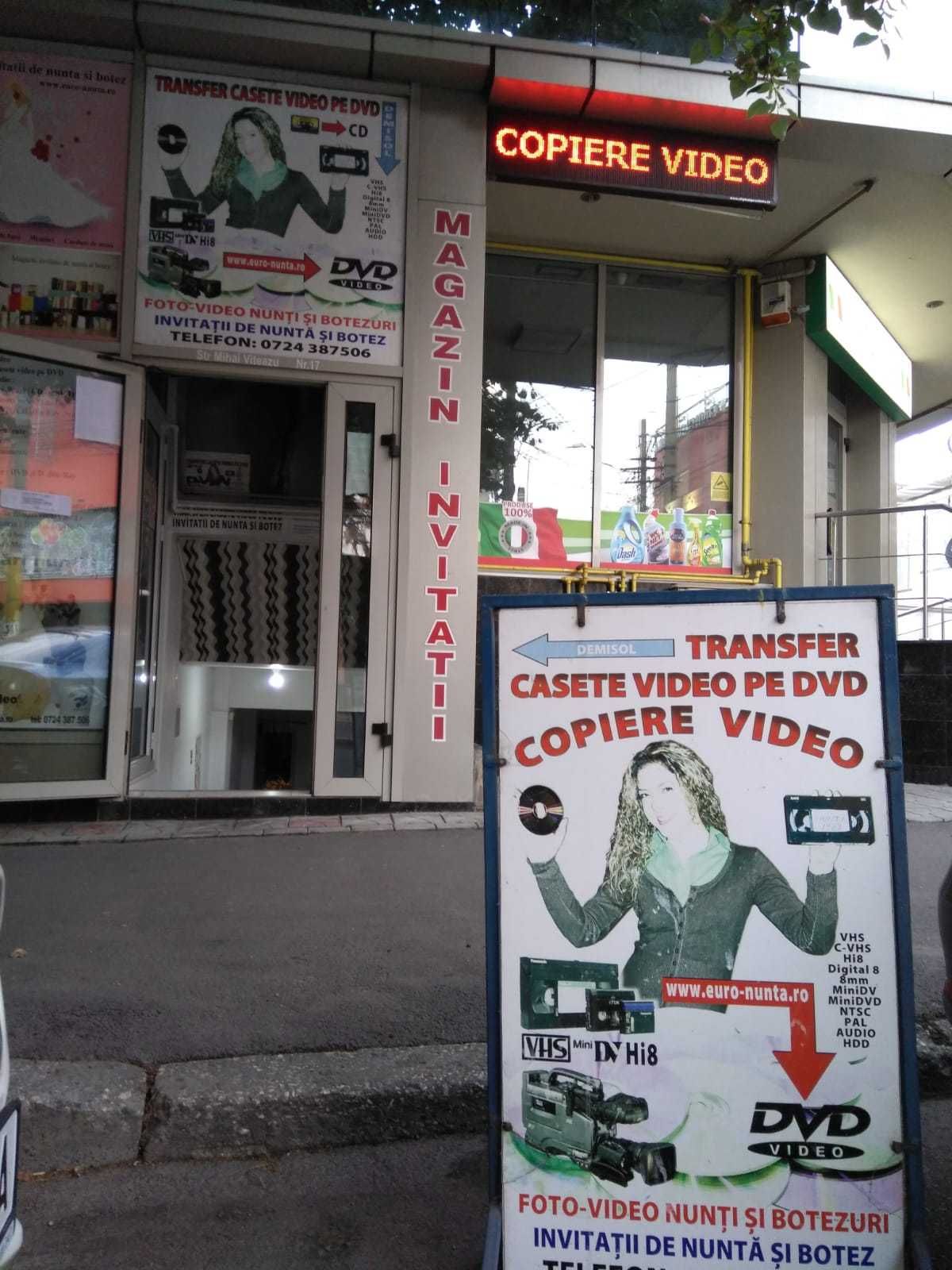 Transferă-ți caseta VIDEO cu NUNTA sau BOTEZUL pe Stick/Copiere rapidă