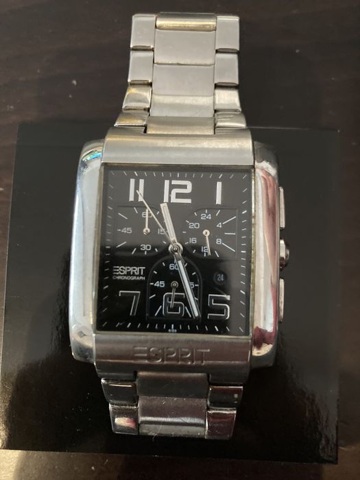 Мъжки часовник ESPRIT Men's ES000EL1002 Admiral Black Metal Chrono