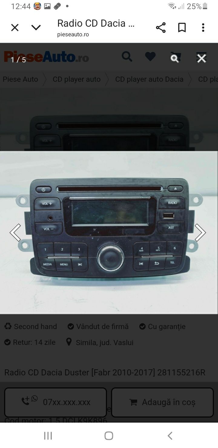 Radio Duster 2016 original