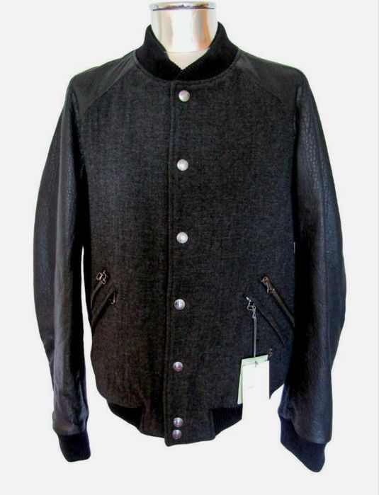 Pierre Balmain leather and cotton M