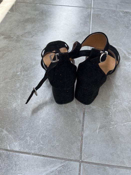 Sandale negre noi, mărimea 39