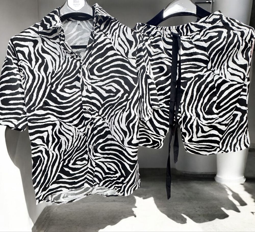 Compleuri animal print albastru, leopard! Calitate premium!