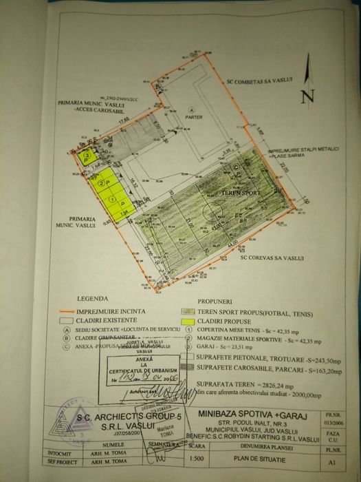 Vand 3000mp teren in VASLUI,cu CASA si AFACERE