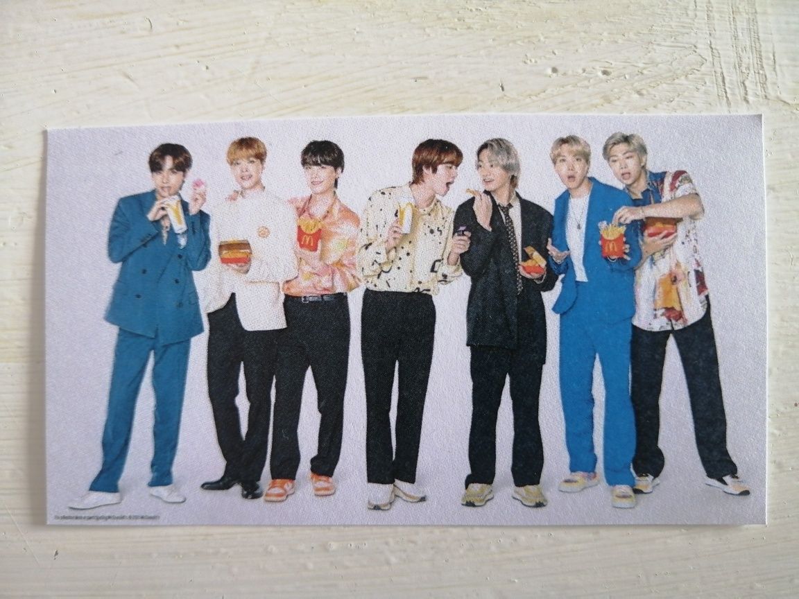 BTS meal McDonald's photocards