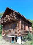 Vand cabana din busteni/lemn rotund
