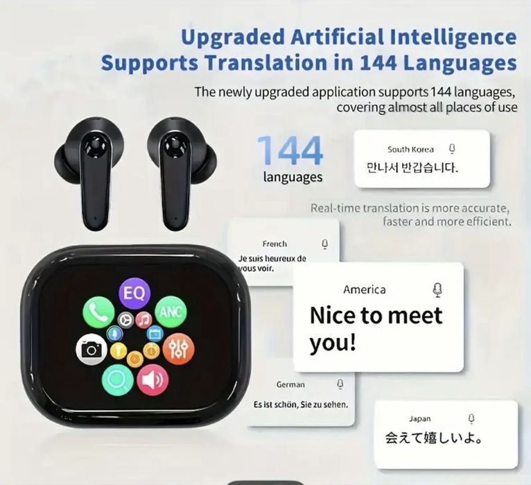 Слушалки AI превод в реално време