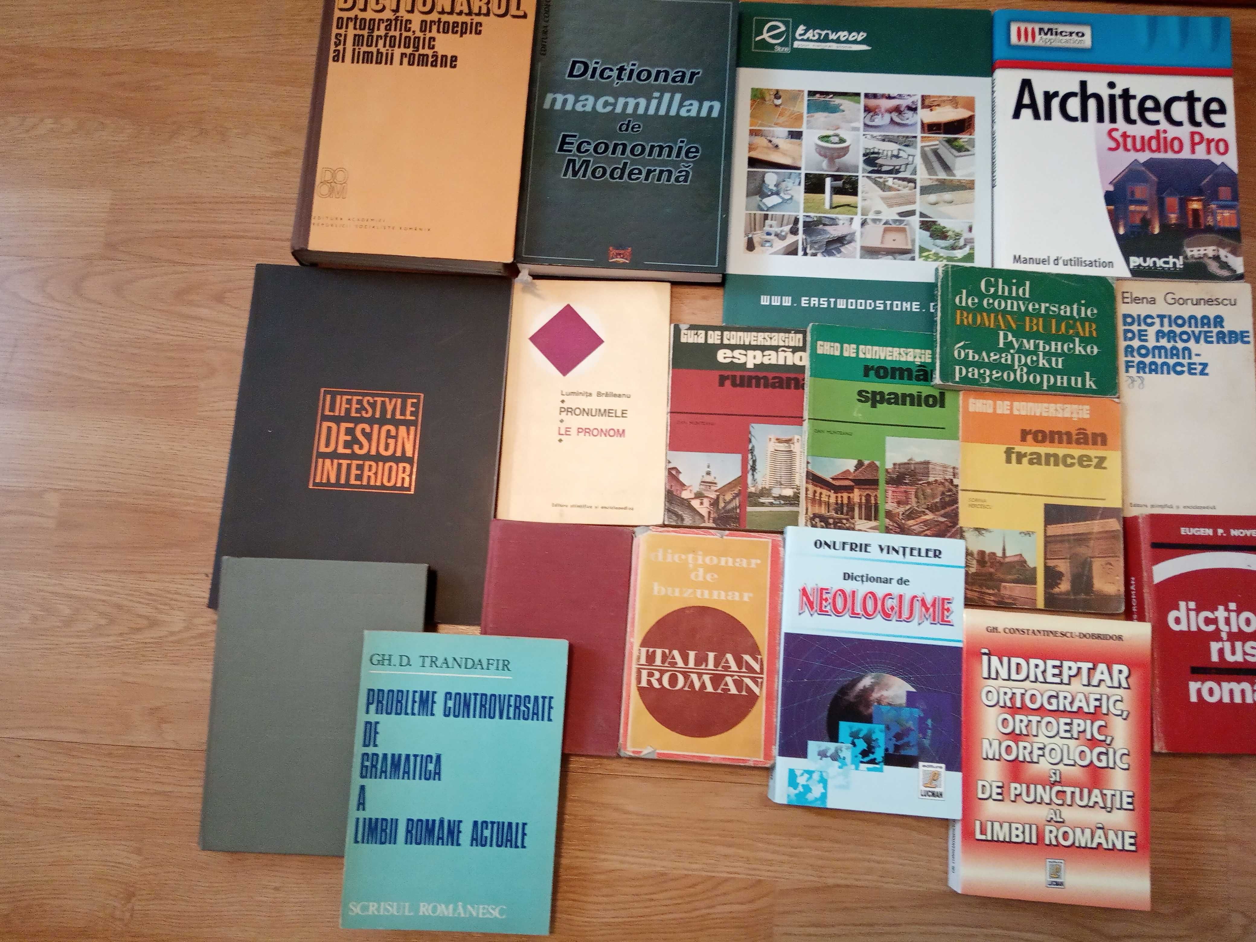 34 Dictionare bune, de toate tipurile, unele straine + carti gramatica