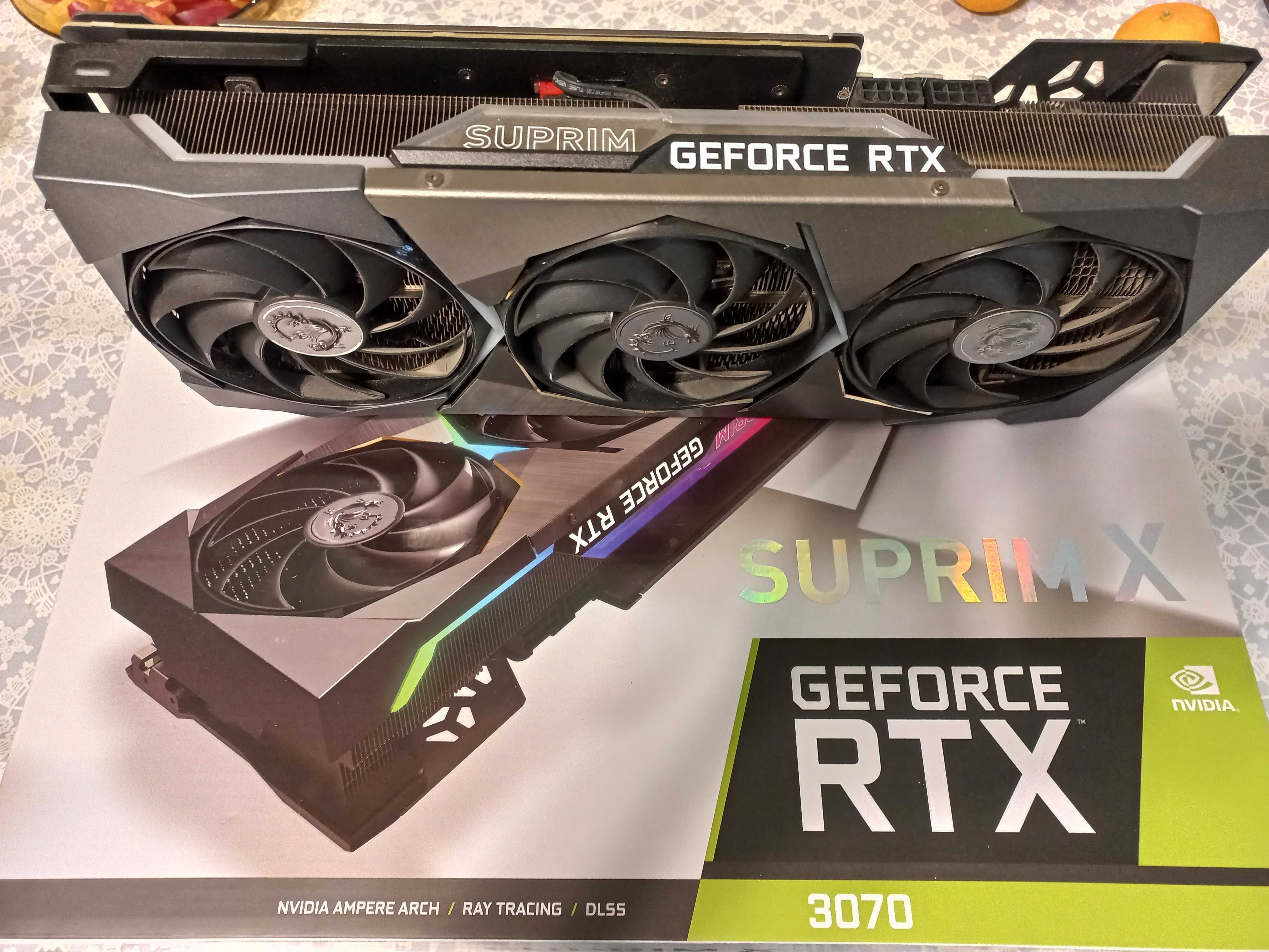 Видео карта Geforce RTX 3070 MSI SUPRIM X 8GB Гаранционна